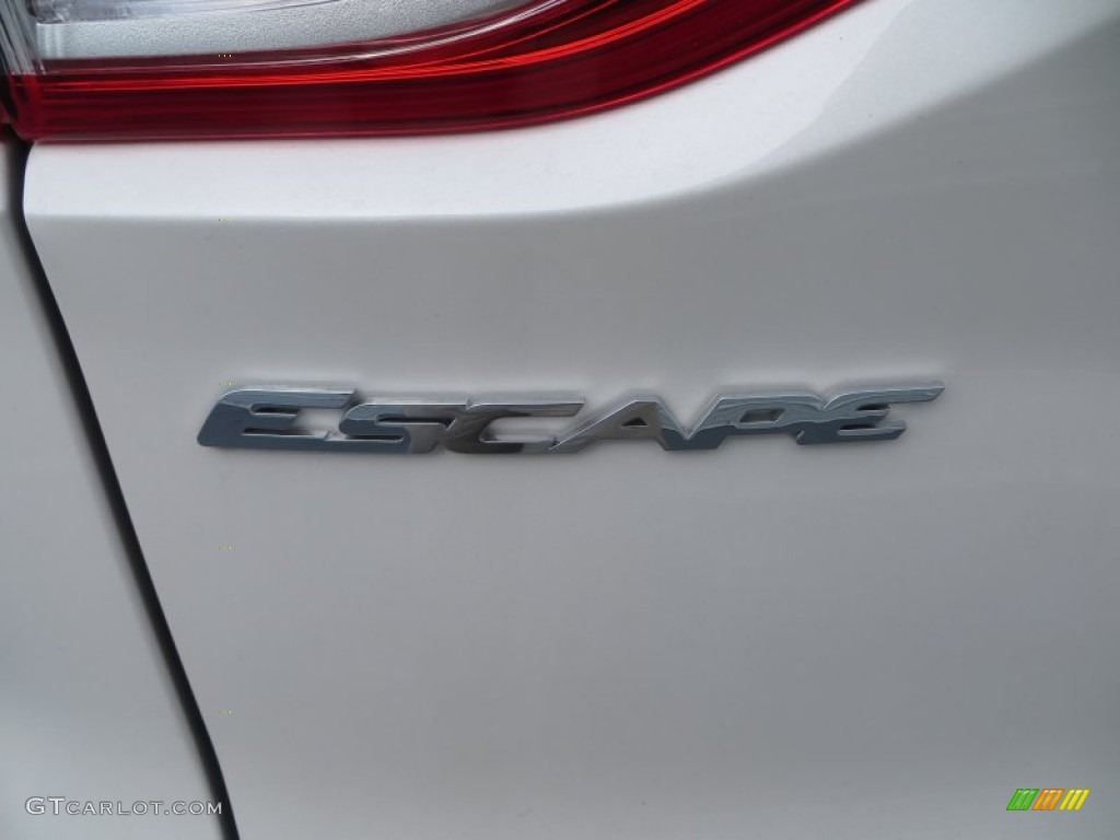 2013 Escape SEL 2.0L EcoBoost - White Platinum Metallic Tri-Coat / Charcoal Black photo #14