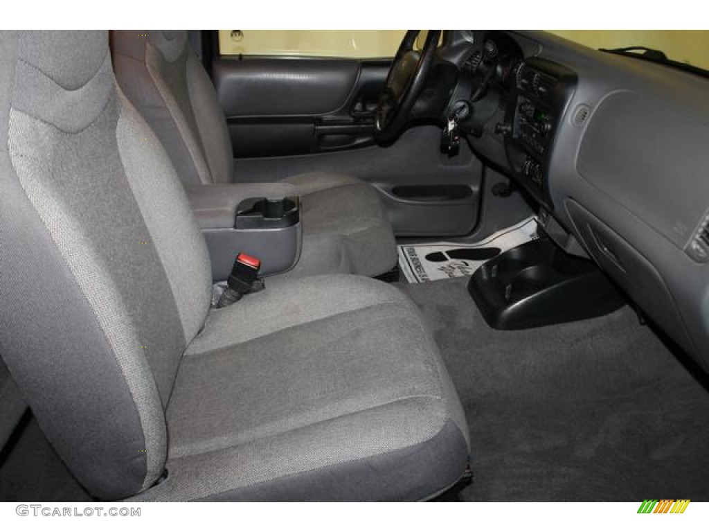 2001 Ranger XLT SuperCab - Black Clearcoat / Dark Graphite photo #25