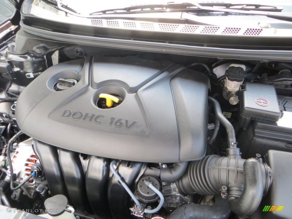2013 Elantra Limited - Black / Black photo #16