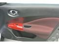 Black/Red w/Red Trim 2011 Nissan Juke SV AWD Door Panel