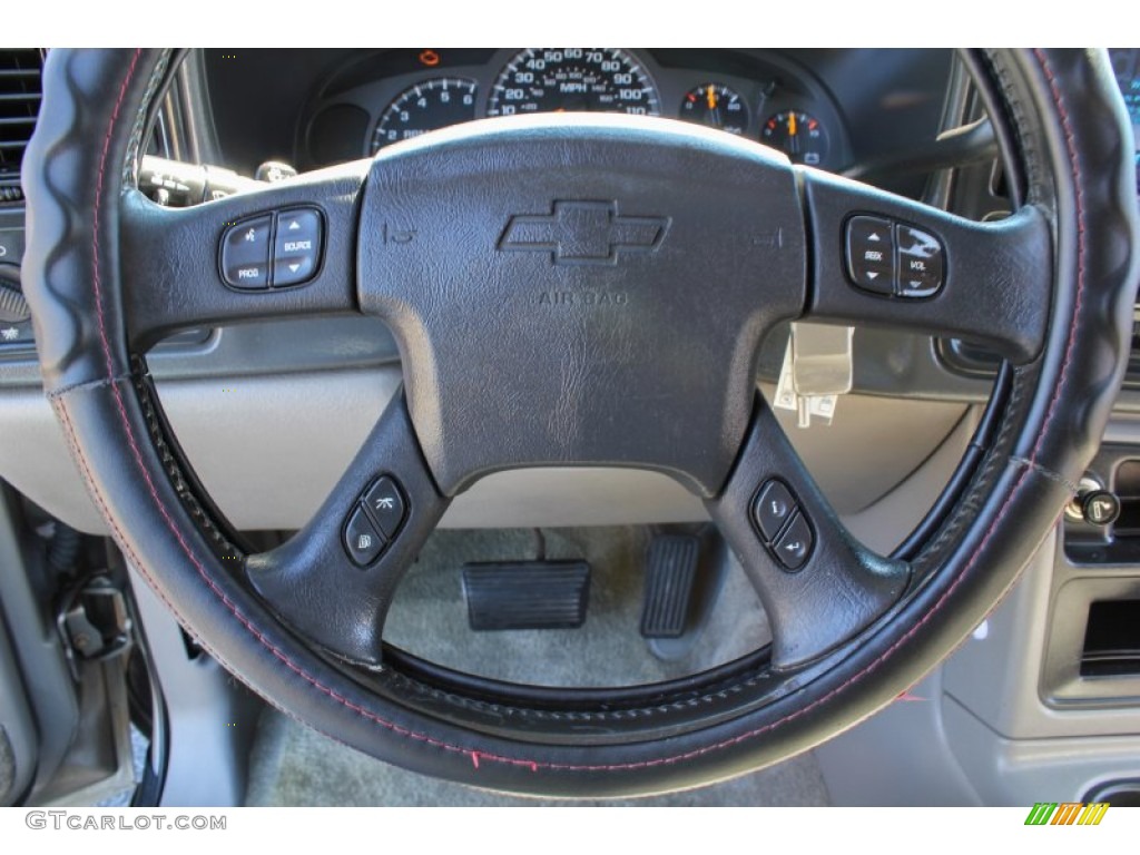2003 Suburban 1500 LT 4x4 - Light Pewter Metallic / Gray/Dark Charcoal photo #17