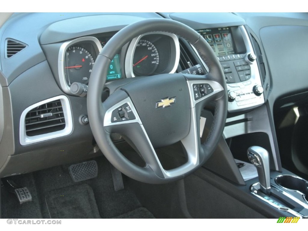 2014 Chevrolet Equinox LT Jet Black Steering Wheel Photo #85354139