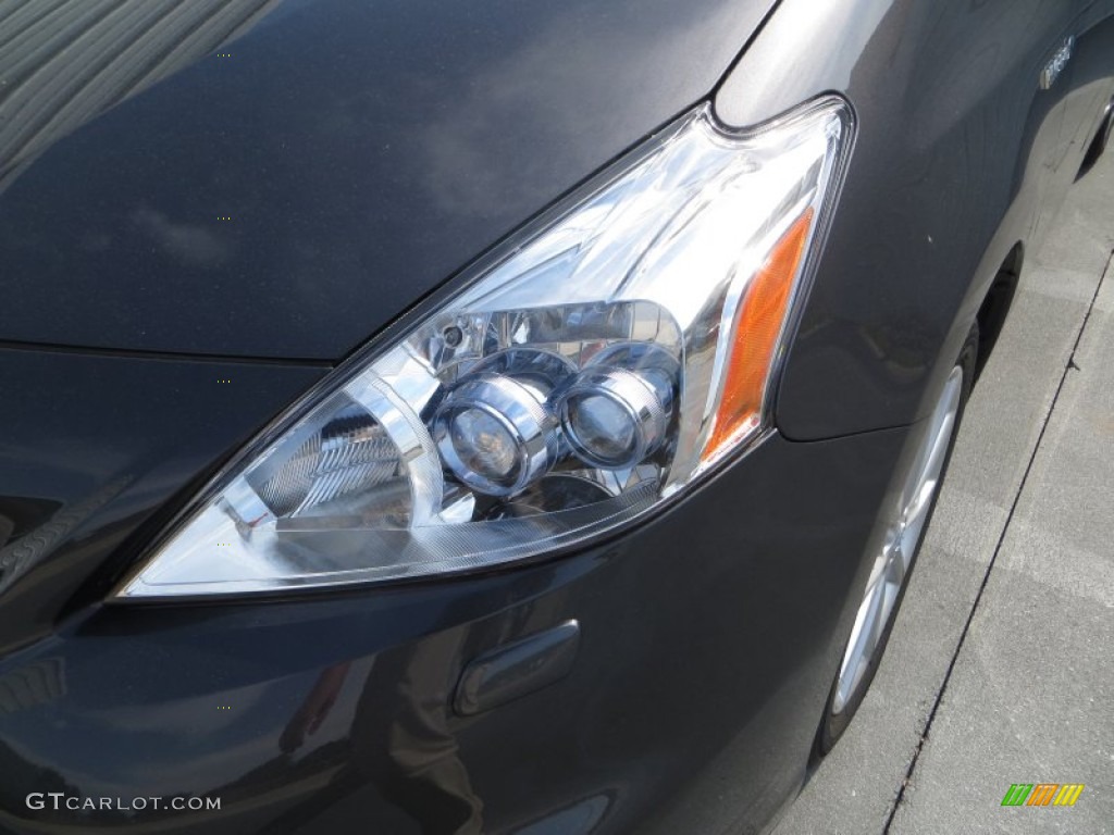 2013 Prius v Five Hybrid - Magnetic Gray Metallic / Misty Gray photo #9
