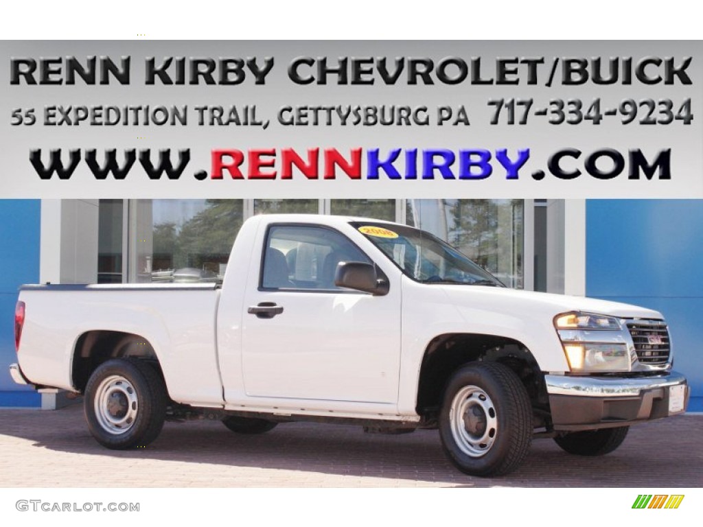 Summit White GMC Canyon