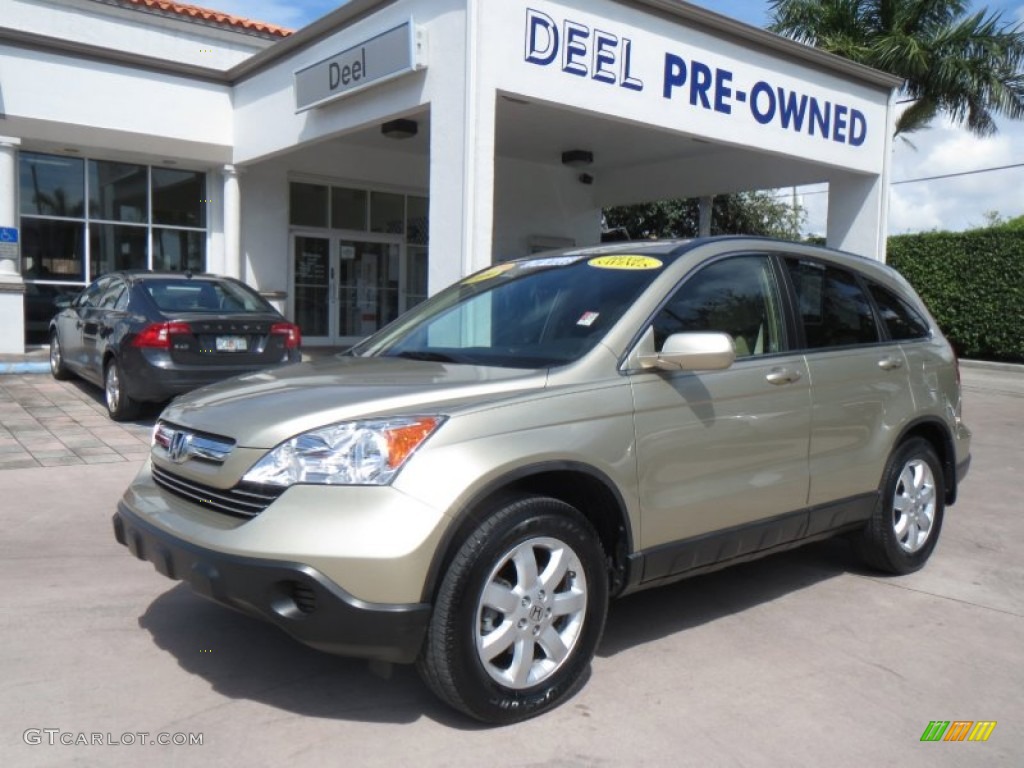 2009 CR-V EX-L - Borrego Beige Metallic / Ivory photo #1