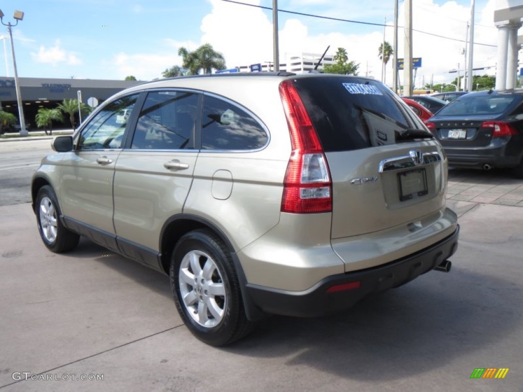 2009 CR-V EX-L - Borrego Beige Metallic / Ivory photo #3