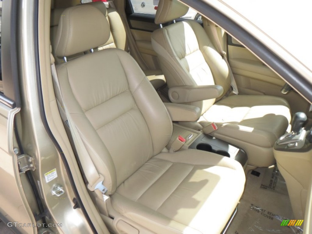 2009 CR-V EX-L - Borrego Beige Metallic / Ivory photo #10