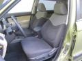 2010 Kia Soul Sand/Black Houndstooth Cloth Interior Front Seat Photo
