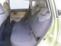 2010 Kia Soul Sand/Black Houndstooth Cloth Interior Rear Seat Photo