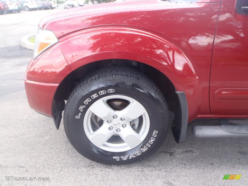 2007 Frontier LE Crew Cab - Red Brawn / Desert photo #7