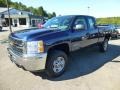 2012 Imperial Blue Metallic Chevrolet Silverado 2500HD Work Truck Extended Cab 4x4  photo #3