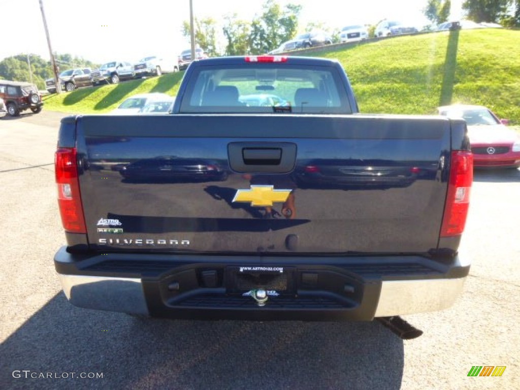 2012 Silverado 2500HD Work Truck Extended Cab 4x4 - Imperial Blue Metallic / Dark Titanium photo #6