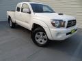 Super White 2010 Toyota Tacoma V6 PreRunner TRD Sport Access Cab