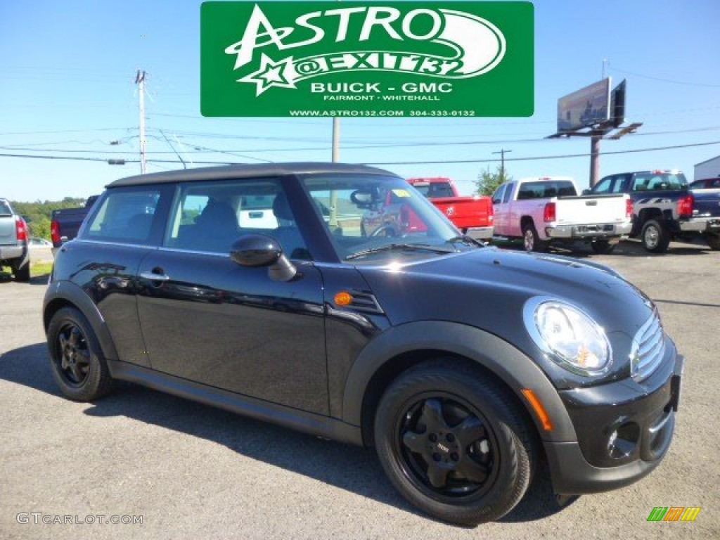 2011 Cooper Hardtop - Midnight Black Metallic / Carbon Black photo #1