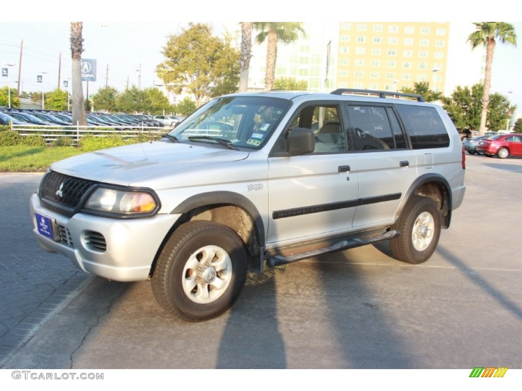 2002 Montero Sport ES - Munich Silver Metallic / Gray photo #3