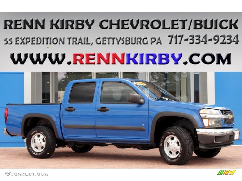 Pace Blue Chevrolet Colorado