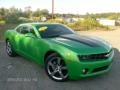 2011 Synergy Green Metallic Chevrolet Camaro LT/RS Coupe  photo #3