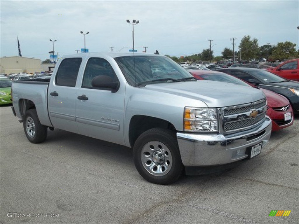 2013 Silverado 1500 LT Crew Cab - Silver Ice Metallic / Ebony photo #2