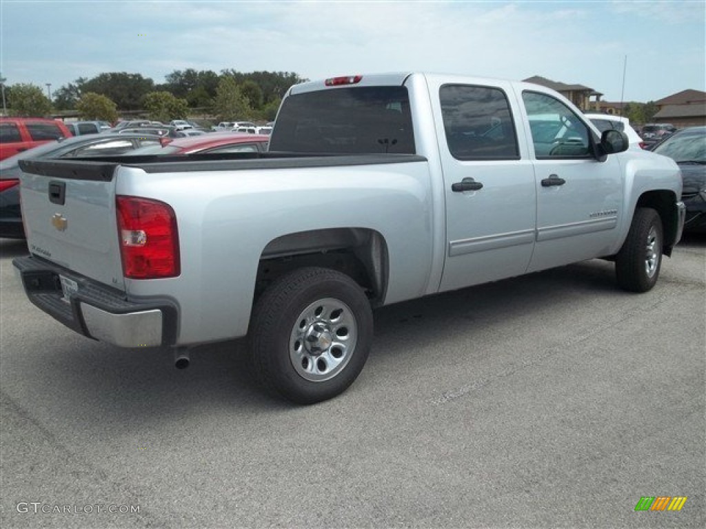 2013 Silverado 1500 LT Crew Cab - Silver Ice Metallic / Ebony photo #3