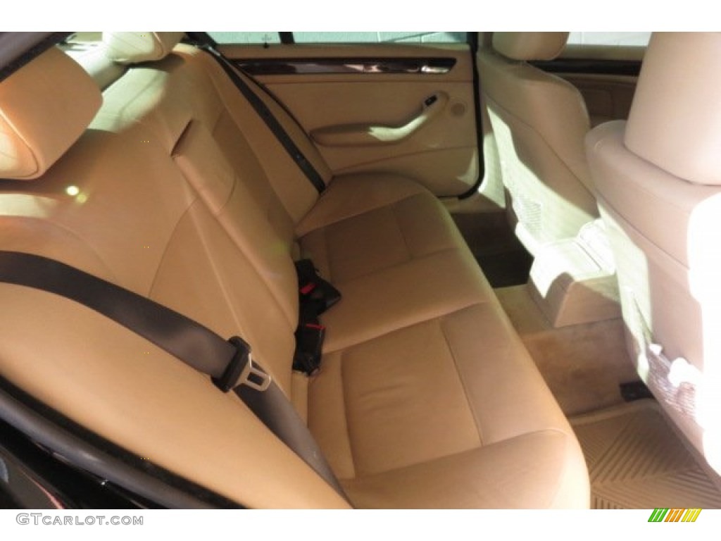 2002 3 Series 330i Sedan - Jet Black / Beige photo #6