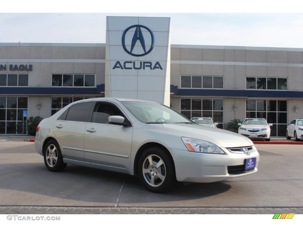 2005 Accord Hybrid Sedan - Silver Frost Metallic / Black photo #1