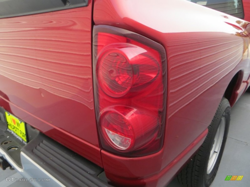 2007 Ram 1500 ST Regular Cab - Inferno Red Crystal Pearl / Medium Slate Gray photo #15