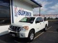 2012 Blizzard White Nissan Titan SV Crew Cab  photo #1