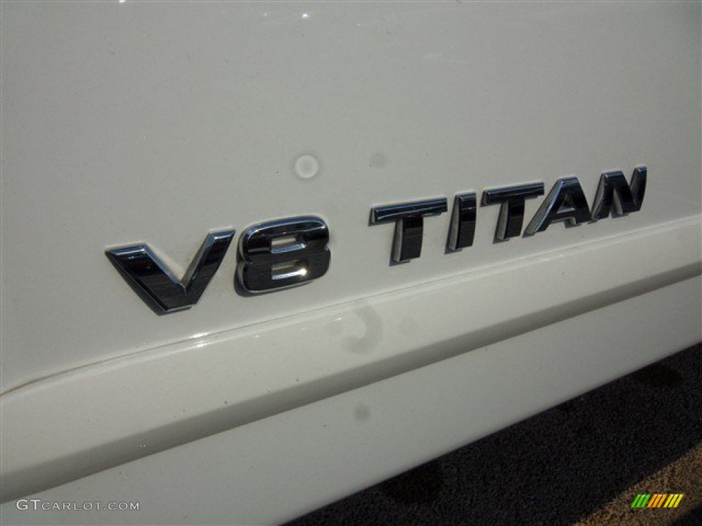 2012 Titan SV Crew Cab - Blizzard White / Almond photo #7