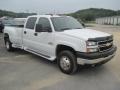 2007 Summit White Chevrolet Silverado 3500HD LT Crew Cab Dually  photo #3