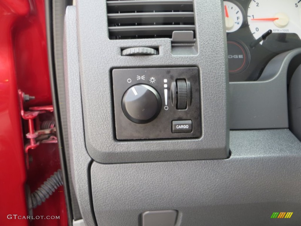 2007 Ram 1500 ST Regular Cab - Inferno Red Crystal Pearl / Medium Slate Gray photo #34