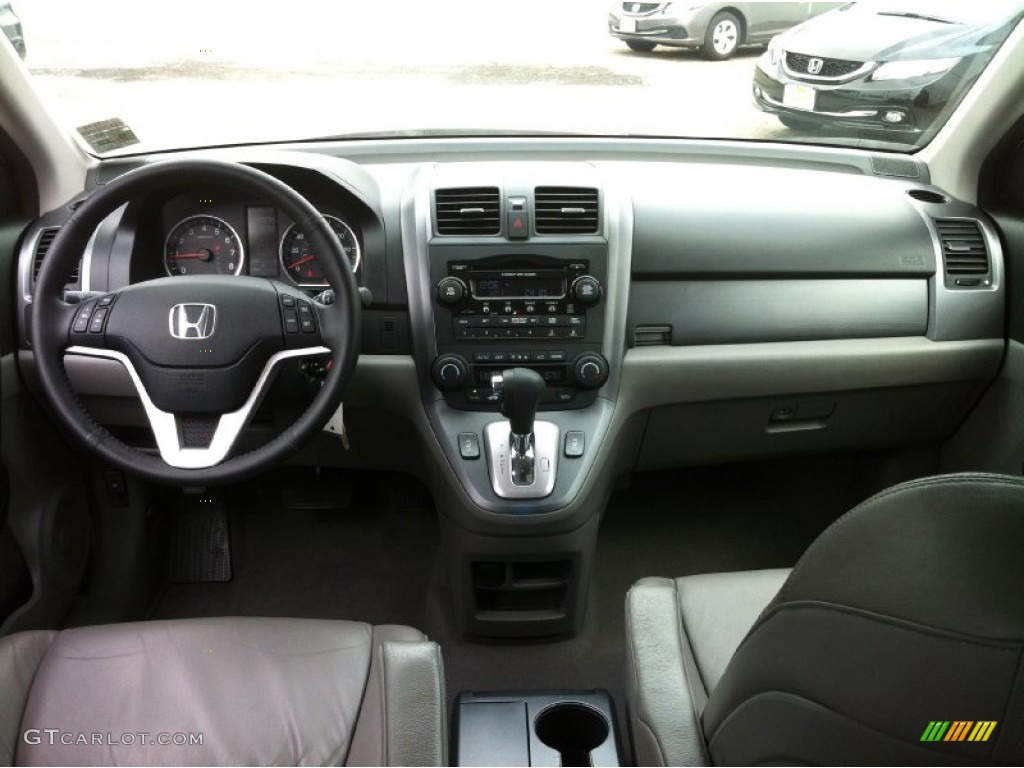 2009 CR-V EX-L 4WD - Glacier Blue Metallic / Gray photo #9