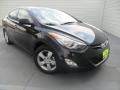 2013 Black Hyundai Elantra GLS  photo #2