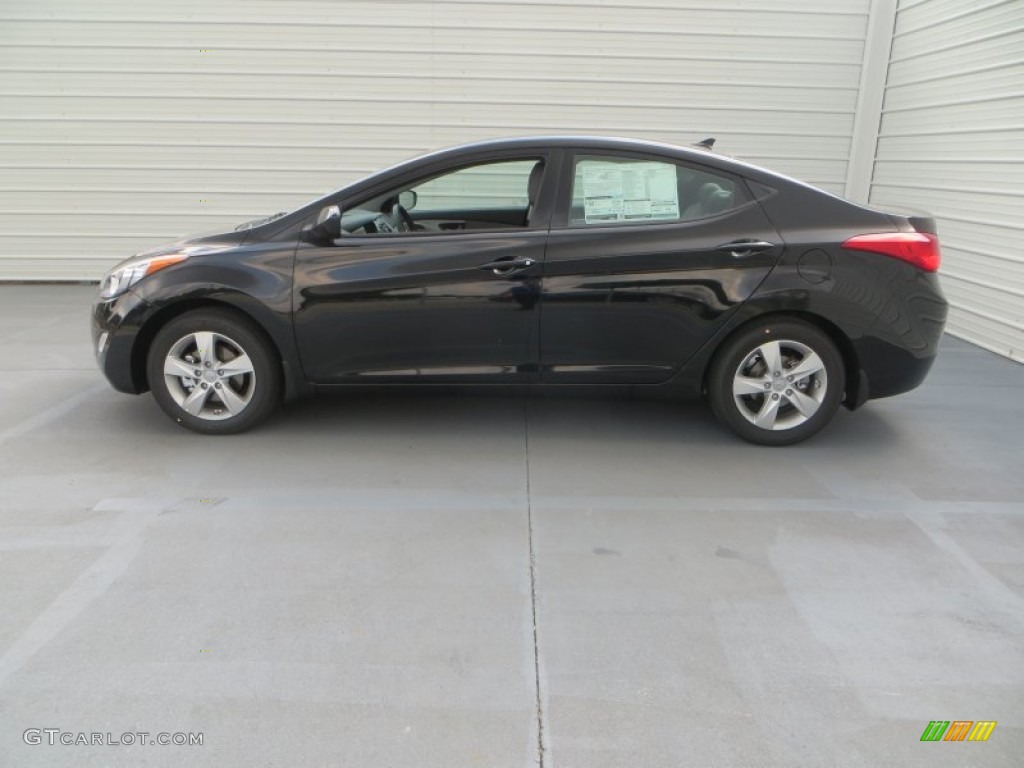 2013 Elantra GLS - Black / Gray photo #7