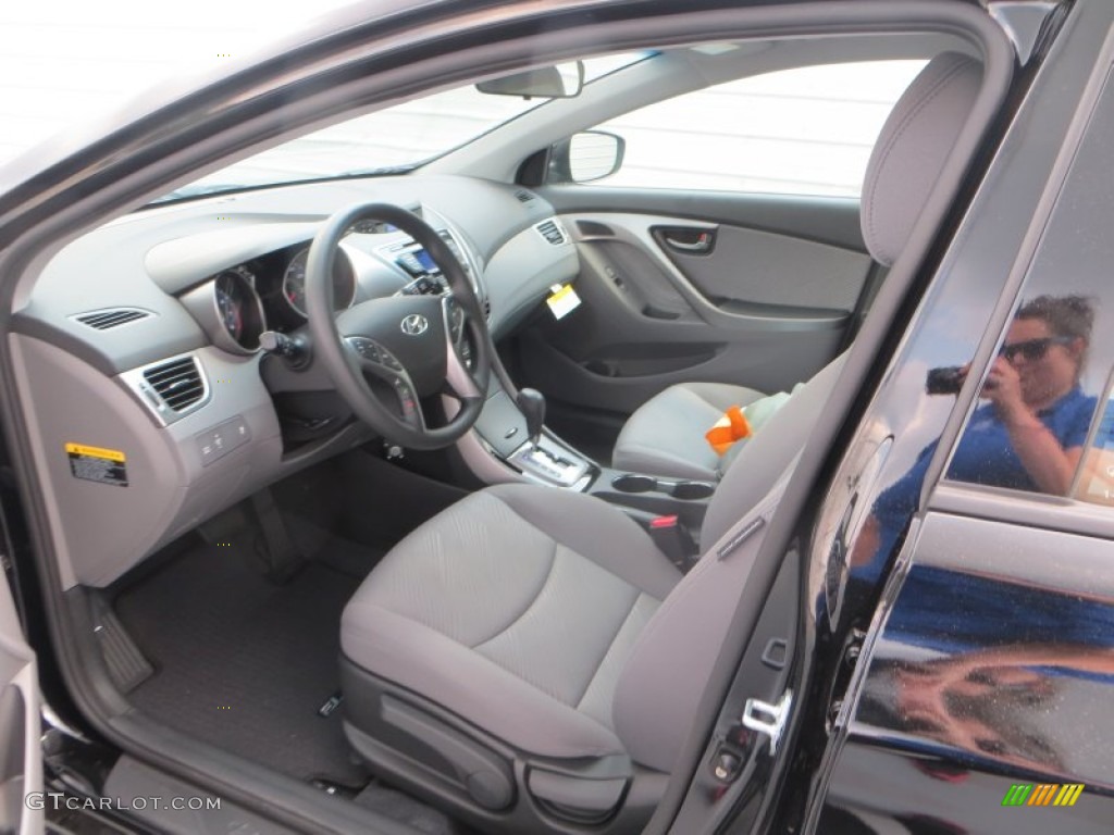 2013 Elantra GLS - Black / Gray photo #20