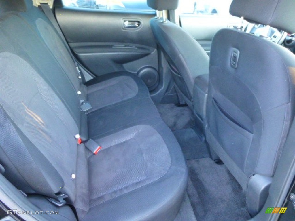 2011 Rogue S AWD - Wicked Black / Black photo #14