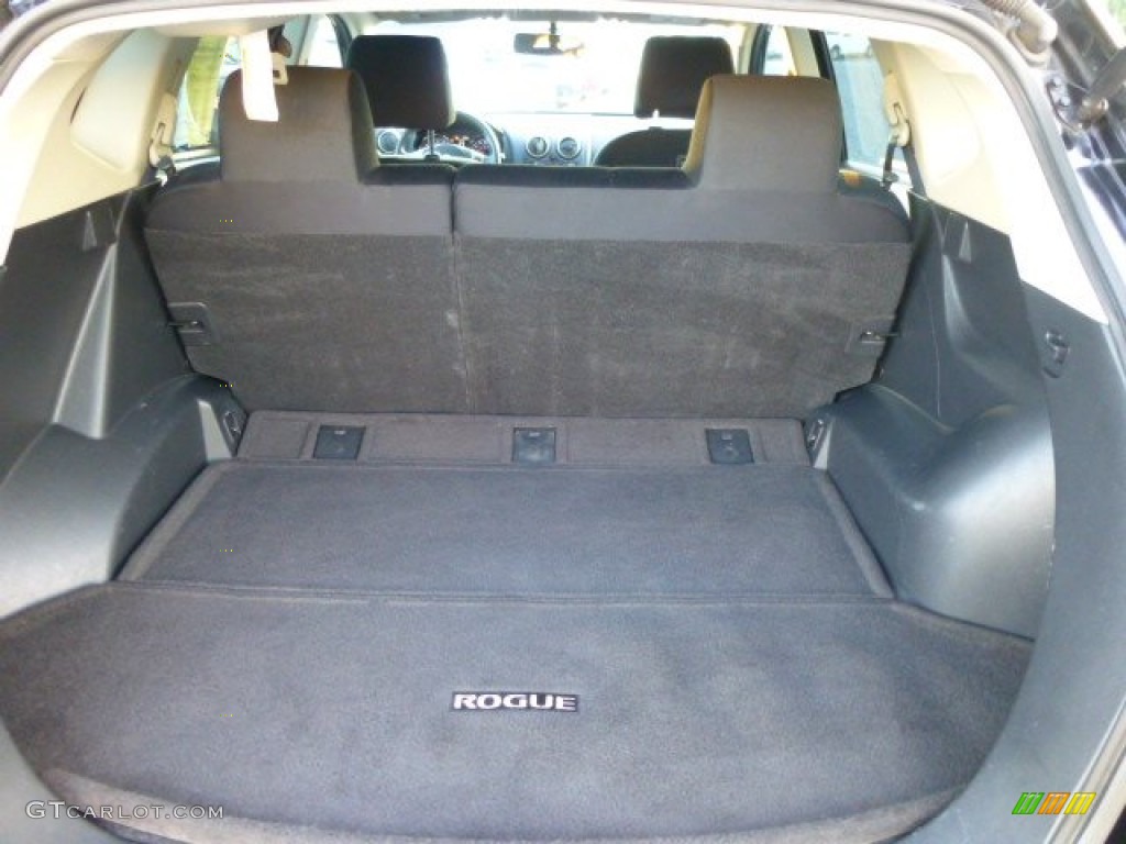 2011 Rogue S AWD - Wicked Black / Black photo #15