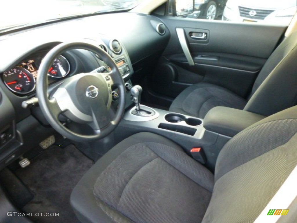 2011 Rogue S AWD - Wicked Black / Black photo #16