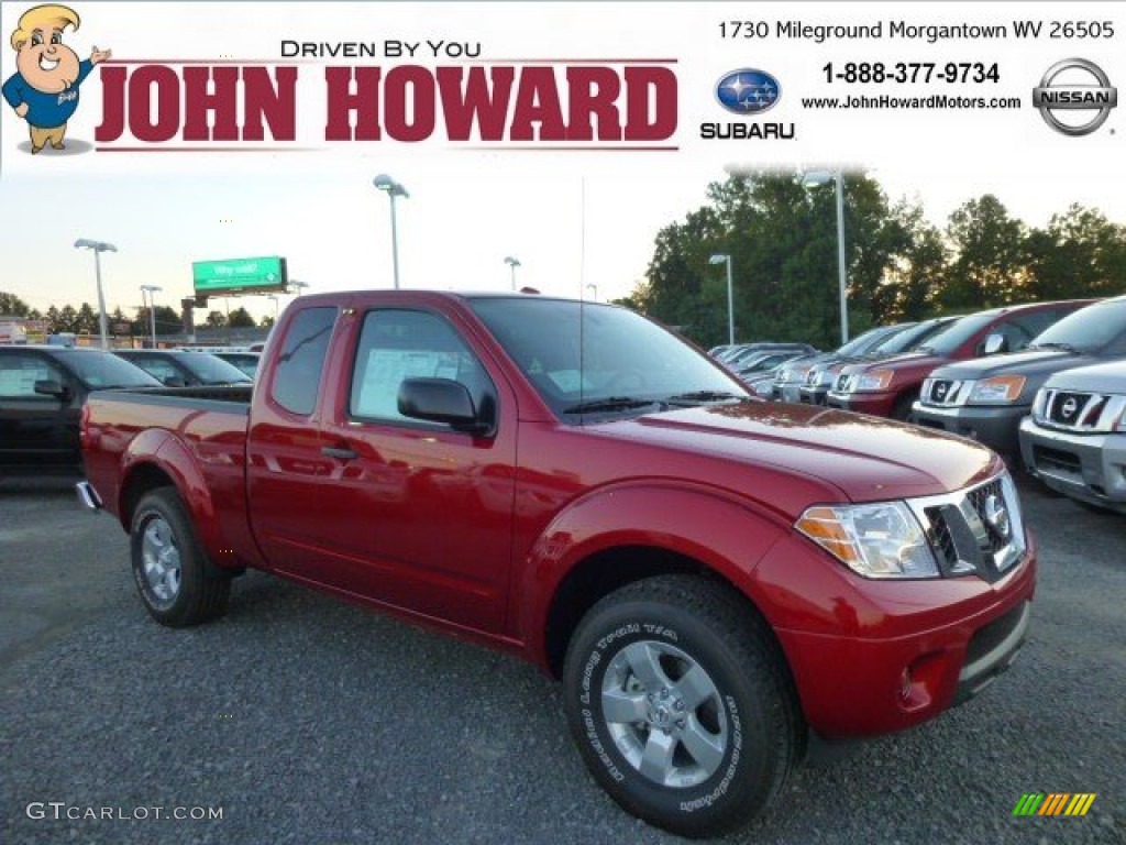 Lava Red Nissan Frontier