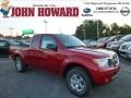 2013 Lava Red Nissan Frontier SV V6 King Cab 4x4  photo #1