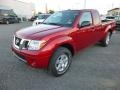 2013 Lava Red Nissan Frontier SV V6 King Cab 4x4  photo #3