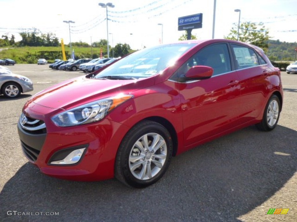 2013 Elantra GT - Red / Beige photo #3