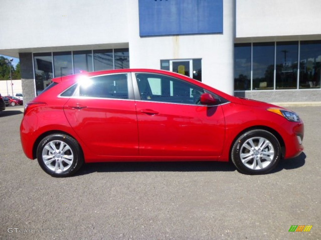 2013 Elantra GT - Red / Beige photo #8