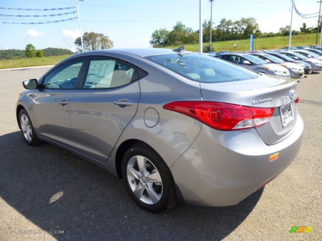 2013 Elantra GLS - Titanium Gray Metallic / Gray photo #5
