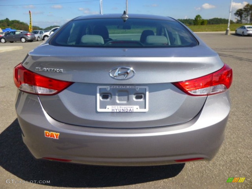 2013 Elantra GLS - Titanium Gray Metallic / Gray photo #6