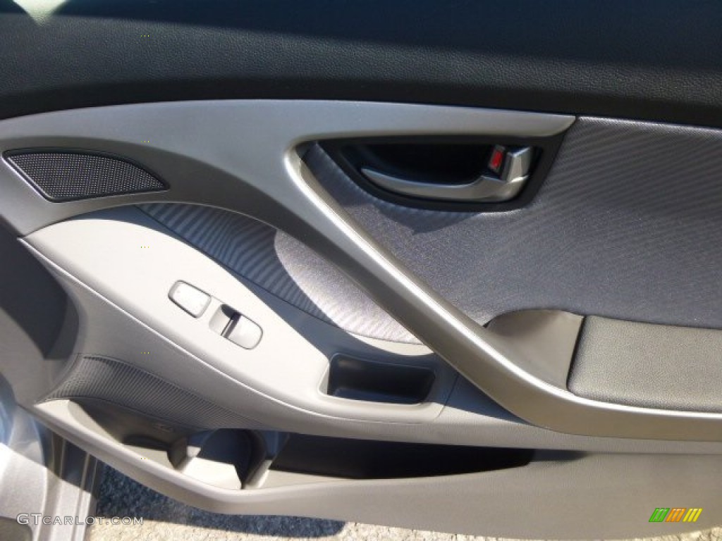 2013 Elantra GLS - Titanium Gray Metallic / Gray photo #11