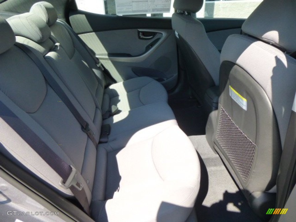 2013 Elantra GLS - Titanium Gray Metallic / Gray photo #12