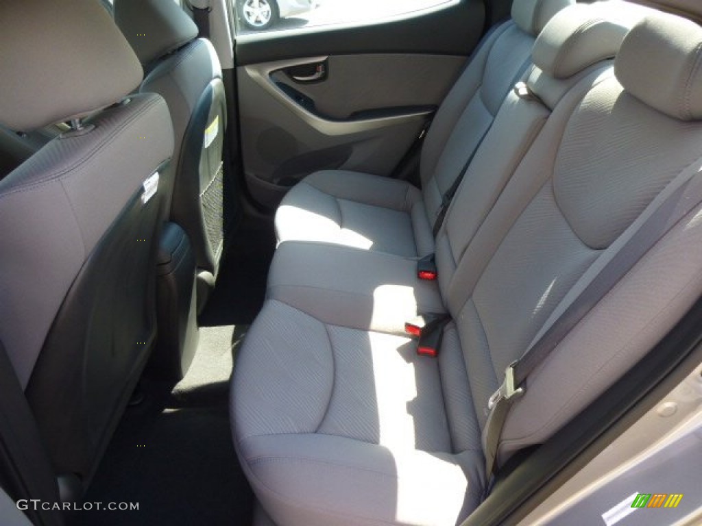 2013 Elantra GLS - Titanium Gray Metallic / Gray photo #13
