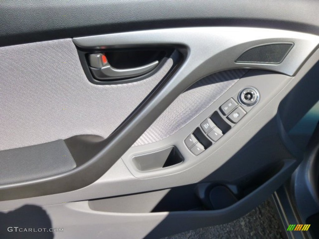 2013 Elantra GLS - Titanium Gray Metallic / Gray photo #17