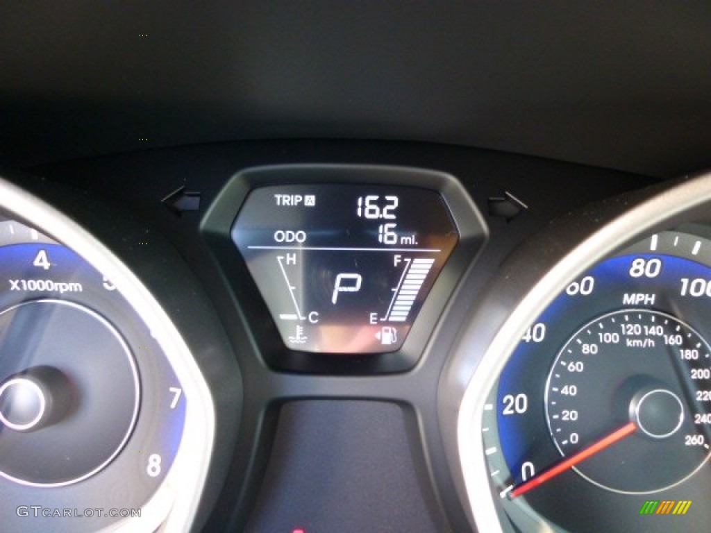 2013 Elantra GLS - Titanium Gray Metallic / Gray photo #20
