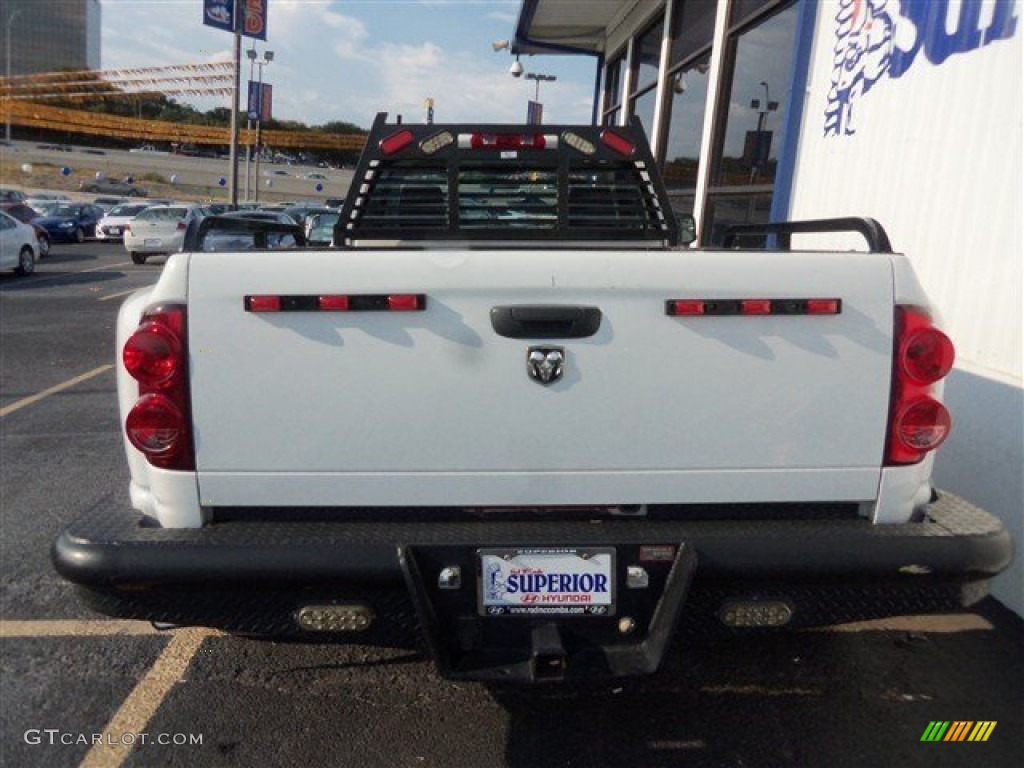 2007 Ram 3500 SLT Regular Cab Dually - Bright White / Medium Slate Gray photo #12